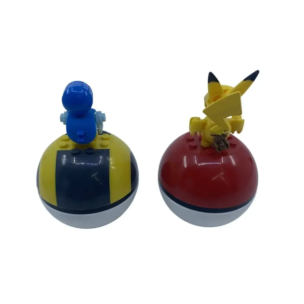 Pokemon Mega Construx Figure Lot Poke Balls Build & Show Charmander
